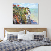 Toile Cliff À Dieppe, par Claude Monet (Insitu(Chambre))