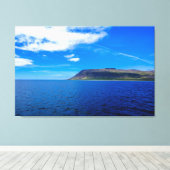 Toile Cliff Brown près de la mer (Insitu (Plancher de Bois))