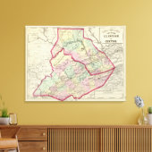 Toile Clinton, comtés du Centre (Insitu(Salon))