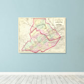 Toile Clinton, comtés du Centre (Insitu (Plancher de Bois))