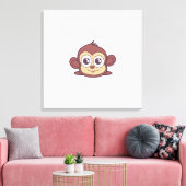 Toile Clipart de singe mignon (Insitu(Salon))