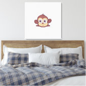 Toile Clipart de singe mignon (Insitu(Chambre))