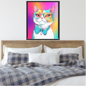 Toile Clipart d'illustration de chat (Insitu(Chambre))