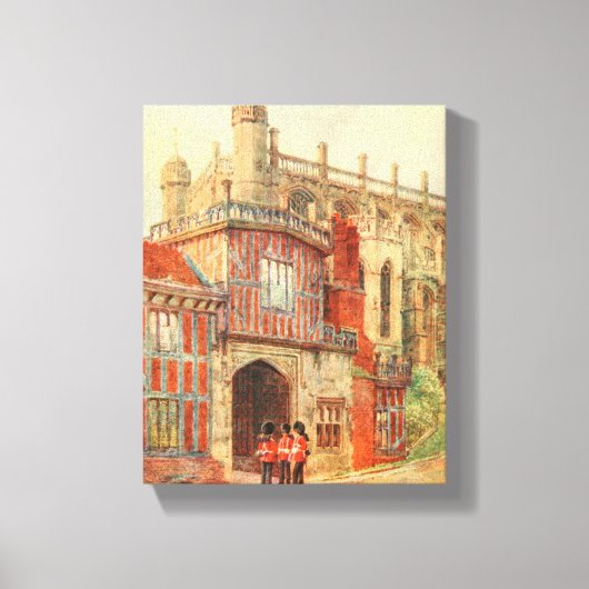 Toile Cloîtres en fer à cheval, Château de Windsor, Angl (Recto)