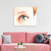 Toile Closeuse oculaire humain (Insitu(Salon))