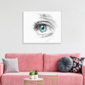 Toile Closeuse oculaire humain (Insitu(Salon))