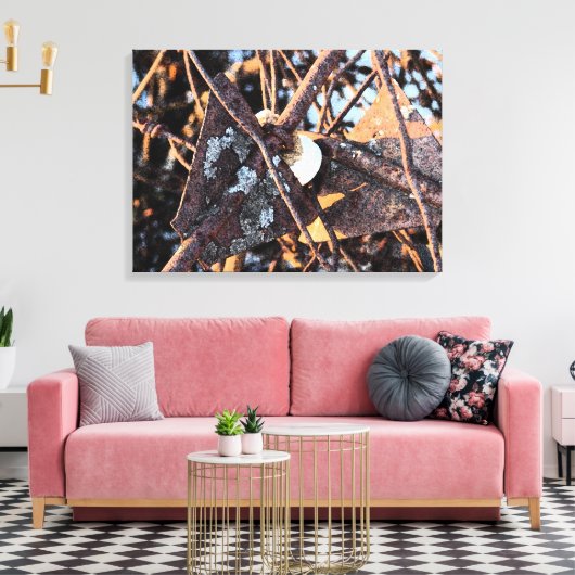 Toile Clôture abandonnée (Insitu(Salon))