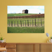 Toile clôture de la ferme (Insitu(Salon))