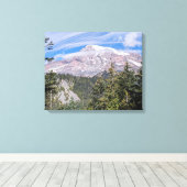 Toile Clouds Over Mount Rainier Scenic Landscape (Insitu (Plancher de Bois))