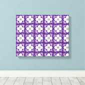 Toile Clover violet (Insitu (Plancher de Bois))