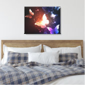 Toile Clowing Night Butterflies (Insitu(Chambre))