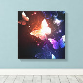 Toile Clowing Night Butterflies (Insitu (Plancher de Bois))