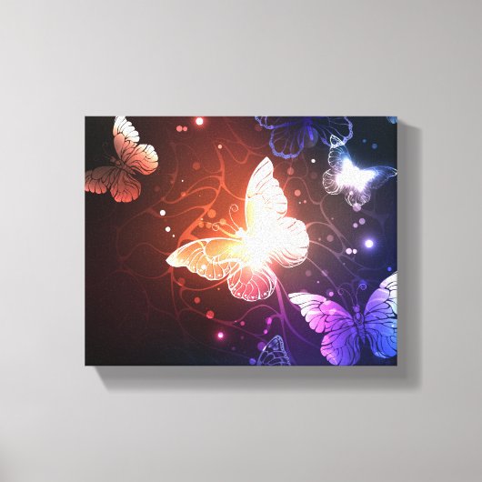 Toile Clowing Night Butterflies (Recto)