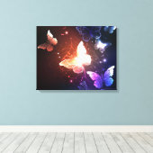 Toile Clowing Night Butterflies (Insitu (Plancher de Bois))