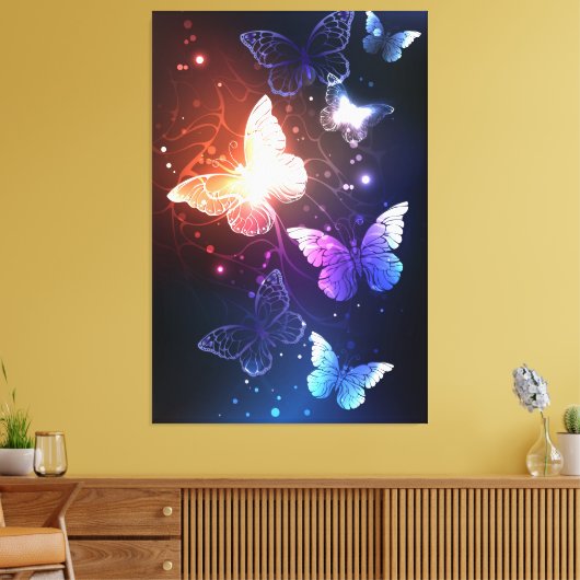 Toile Clowing Night Butterflies (Insitu(Salon))