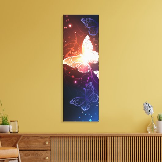 Toile Clowing Night Butterflies (Insitu(Salon))