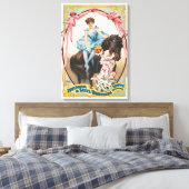 Toile Clown Distribuant Des Fleurs À Une Femme À Cheval (Insitu(Chambre))