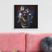 Toile Clown malin et cigar (Insitu(Salon))