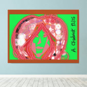 Toile Clown Steampunk  (Insitu (Plancher de Bois))