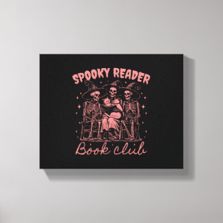Toile Club de lecture de livres épouvantables D Rouge