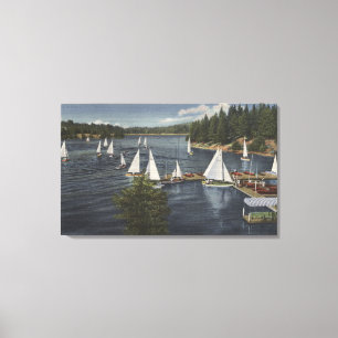 Toile Club nautique, Course en Voilier