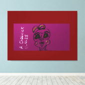 Toile Clueless Bunny Stretched Canvas (Insitu (Plancher de Bois))