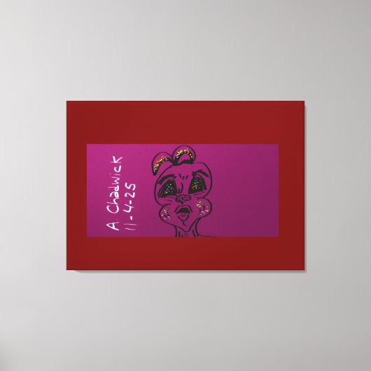 Toile Clueless Bunny Stretched Canvas (Recto)