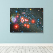 Toile Cluster Red Super Giant (Insitu (Plancher de Bois))