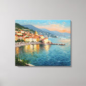 Toile Coastal Village (Recto)