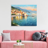 Toile Coastal Village (Insitu(Salon))