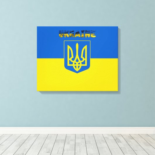 Toile Coat des bras de Ukrainian (Insitu (Plancher de Bois))