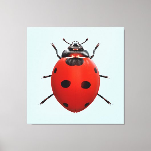 Toile Coccinelle Chanceuse (Recto)