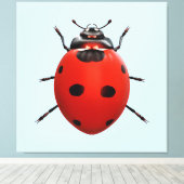 Toile Coccinelle Chanceuse (Insitu (Plancher de Bois))