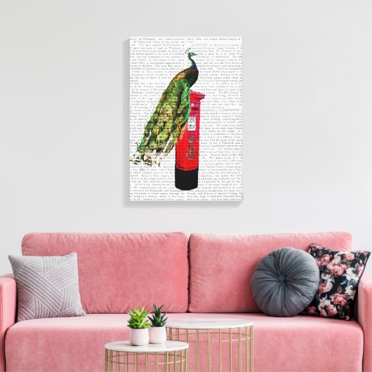 Toile Coche sur boîte postale (Insitu(Salon))