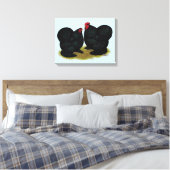 Toile Cochins Black Bantam Paire (Insitu(Chambre))