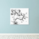 Toile Cochon monstrueux (Insitu (Plancher de Bois))