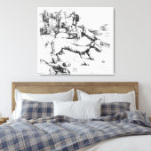 Toile Cochon monstrueux (Insitu(Chambre))