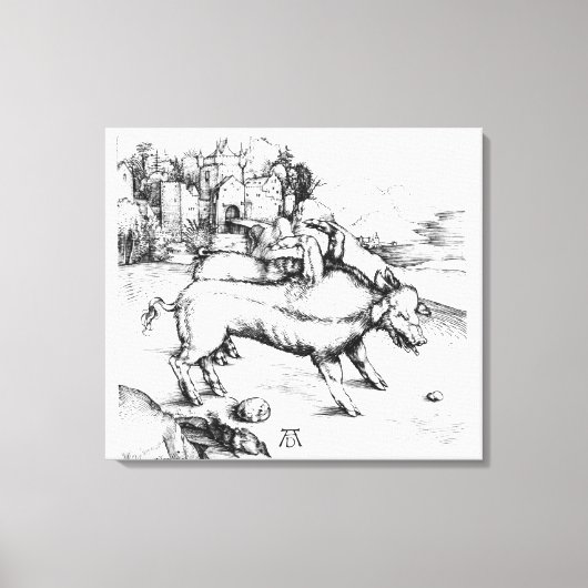 Toile Cochon monstrueux (Recto)