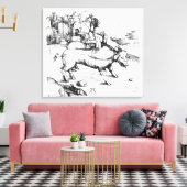 Toile Cochon monstrueux (Insitu(Salon))