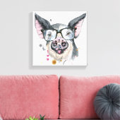 Toile Cochon tendance (Insitu(Salon))