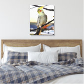 Toile Cockatiel Profile Photograph (Insitu(Chambre))