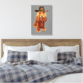 Toile Cocker Spaniel Cowboy (Insitu(Chambre))