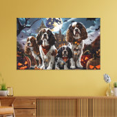 Toile Cocker Spaniel Halloween Éffrayant (Insitu(Salon))