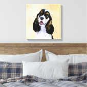Toile Cocker Spaniel (Parti) Peinture - Art Chien origin (Insitu(Chambre))