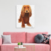 Toile Cocker Spaniel Plain (Insitu(Salon))