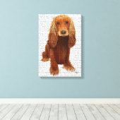 Toile Cocker Spaniel Plain (Insitu (Plancher de Bois))