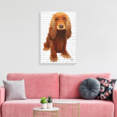 Toile Cocker Spaniel Plain (Insitu(Salon))