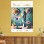 Toile Cocktail atomique futuriste du milieu du siècle (Insitu(Salon))