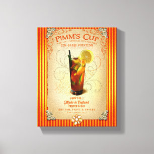 Toile Cocktail de la coupe de Pimm