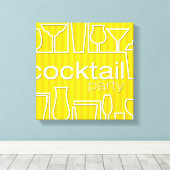 Toile Cocktail jaune (Insitu (Plancher de Bois))